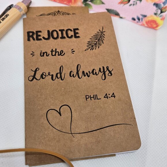 NEW INSPIRATIONAL FAITH CANVAS POUCH, NOTEPAD, PEN, BOOKMARK & KEYCHAIN GIFT SET - Picture 3 of 10